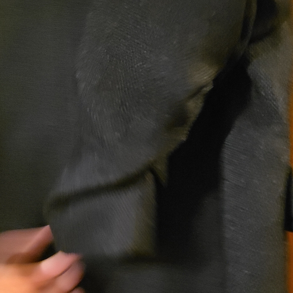 Anne Klein Black Blazer with Gold Button abd Stylish Sleeves - Picture 7 of 9